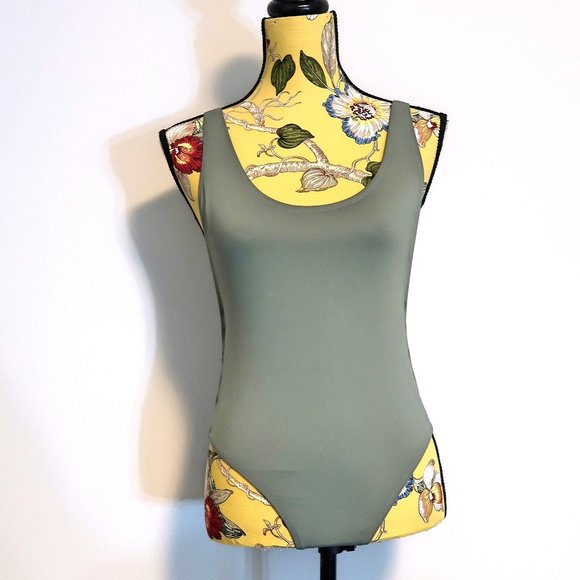 Tropik Criss Cross Sides Low Back 1Piece Swimsuit - Picture 2 of 5